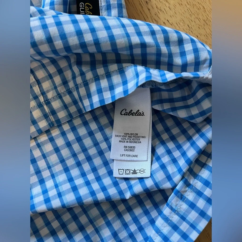 Cabela’s Men’s Guidewear UPF 50 Vented Button Down Shirt Size XL RN 56835 - Picture 4 of 9